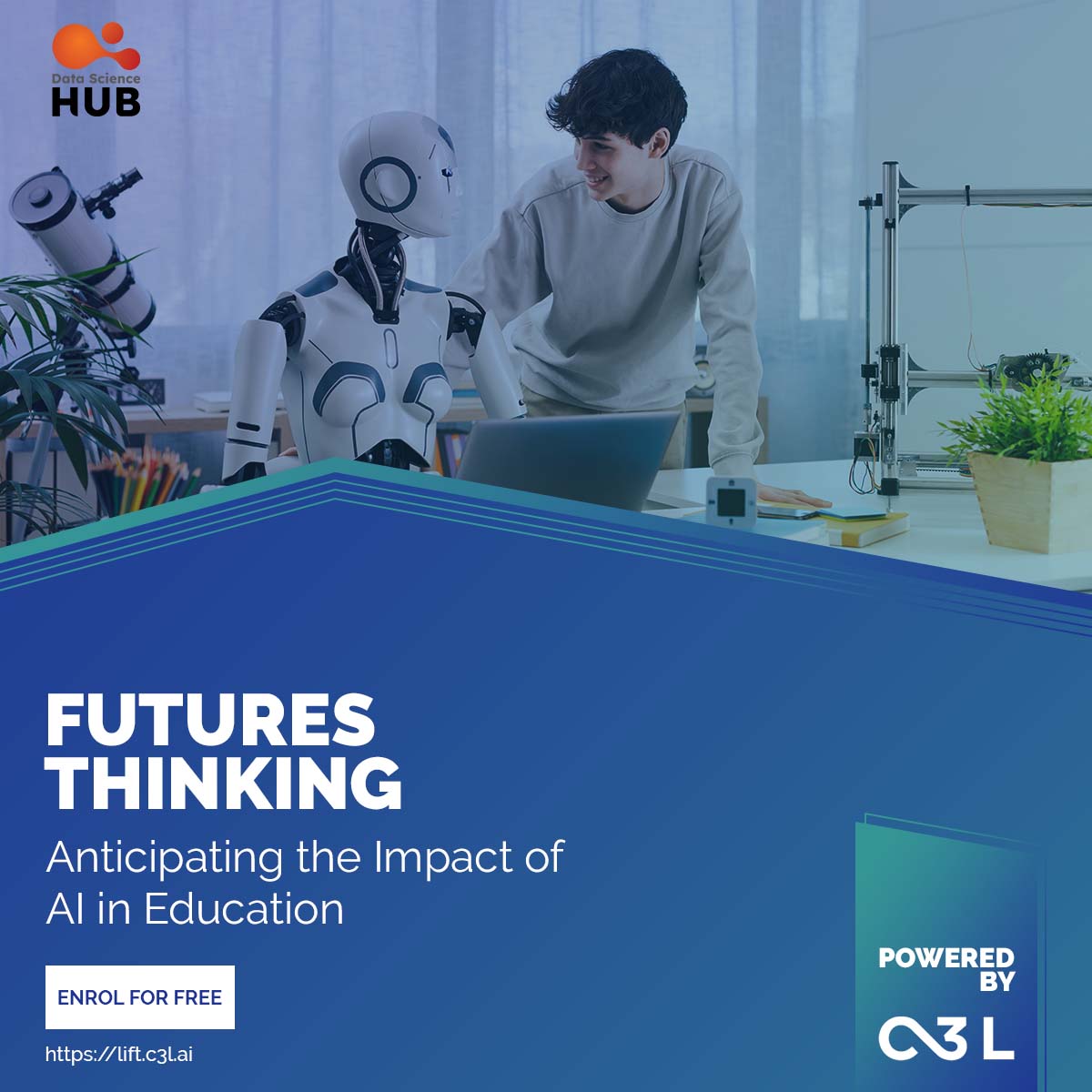 Futures Thinking: Anticipating the impact of AI in Education FT201